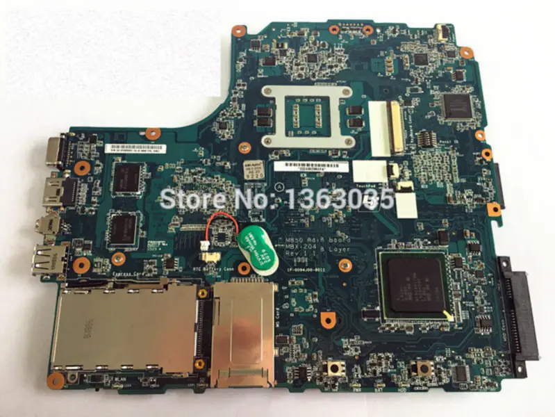 Placa-mãe de PC de sistema Sony A1730139A M850 MBX-204 Rev 1.1