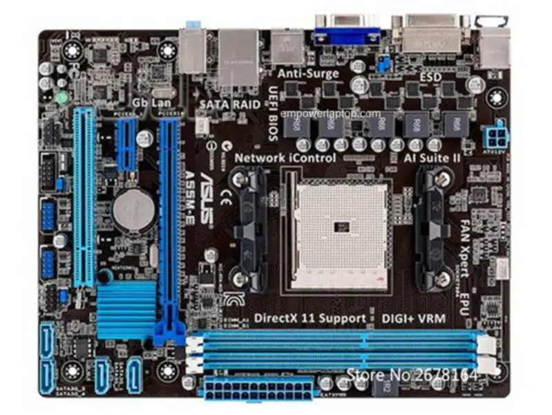 Placa-mãe Asus A55M-E FM2 RAM A55