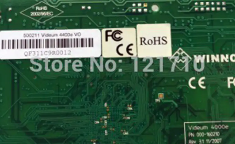 Winnov Videum 4000e 000-160210 REV. 3.1 500211 Placa de captura
