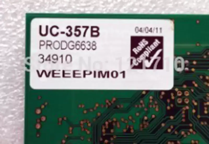 brainboxes Universal PCI REV 4b UC-357B PRODG6638 34910 WEEEPIM01 placa-mãe industrial