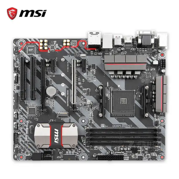 MSI B350 TOMAHAWK Placa-mãe B350 AM4 ATX
