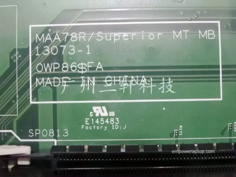Placa-mãe Dell 0DXP7D DXP7D Vostro 3901 V3901 MAA78R/Superior 13073-1