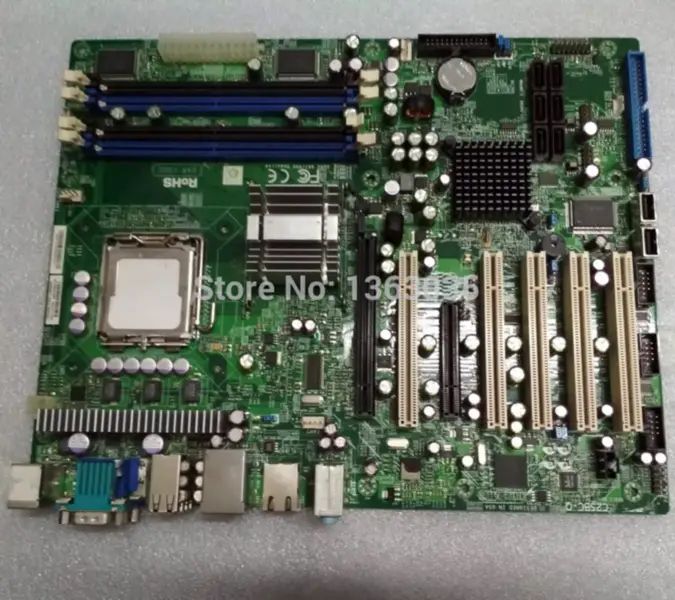 Placa-mãe para estação de trabalho de servidor C2SBC-Q incorporada LGA 775 5*PCI