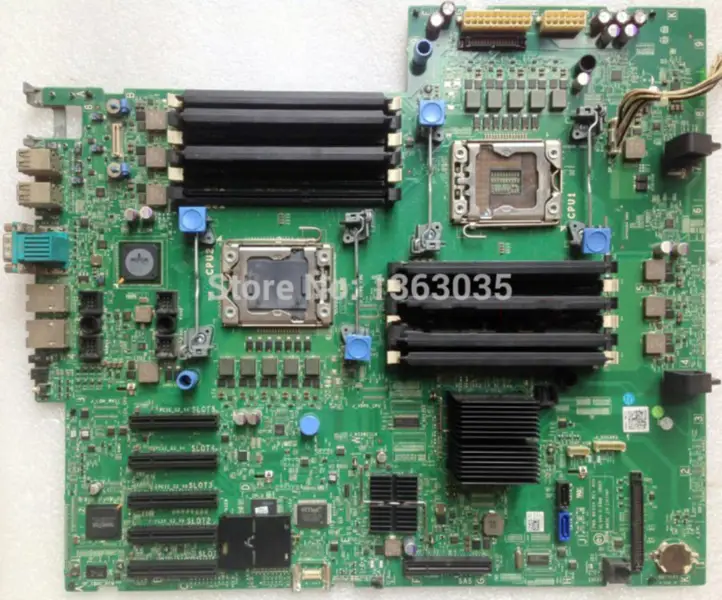 Placa-mãe de servidor Dell 0YVMM9 YVMM9 CN-0YVMM9 para PowerEdge T610
