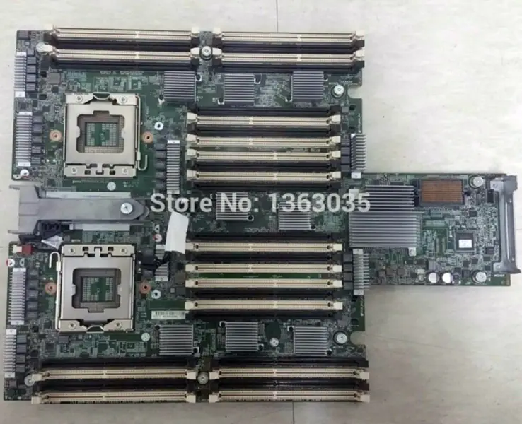 Placa-mãe de servidor HP 610092-001 585919-001 para BL680C G7