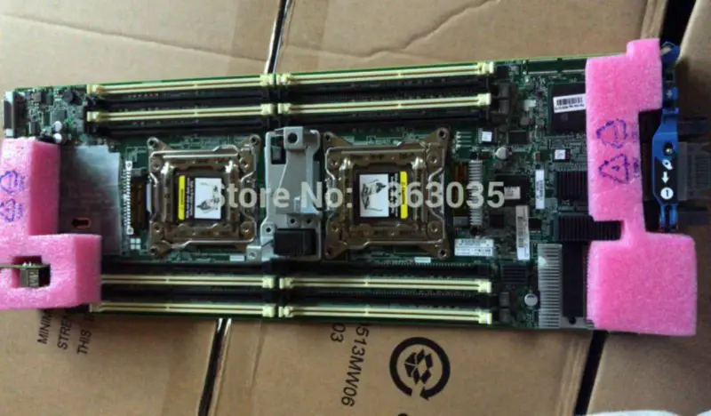 Placa-mãe de servidor HP 738239-001 AS#640870-007 para BL460C Gen8