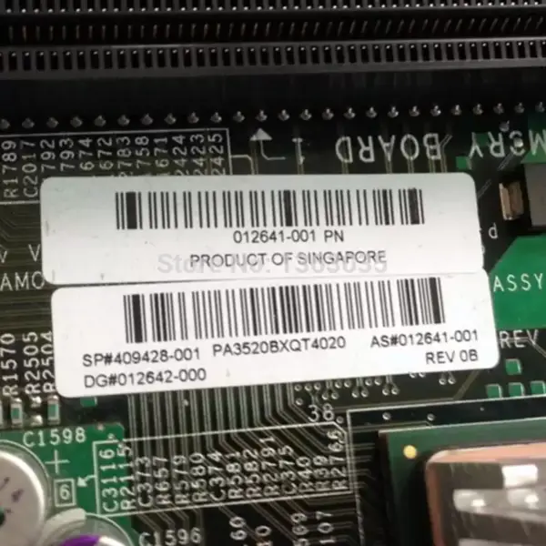 Placa-mãe de servidor HP 409428-001 012641-001 para Proliant ML370 G5