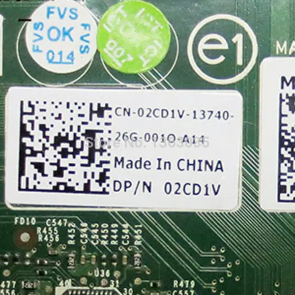 Placa-mãe de servidor IBM 02CD1V 2CD1V CN-02CD1V para POWEREDGE T620