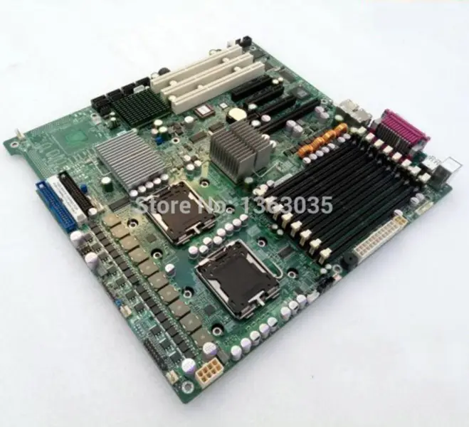 Supermicro X7DBE-X Placa-mãe para servidor com chipset 5000P LGA771 6*PCI-X