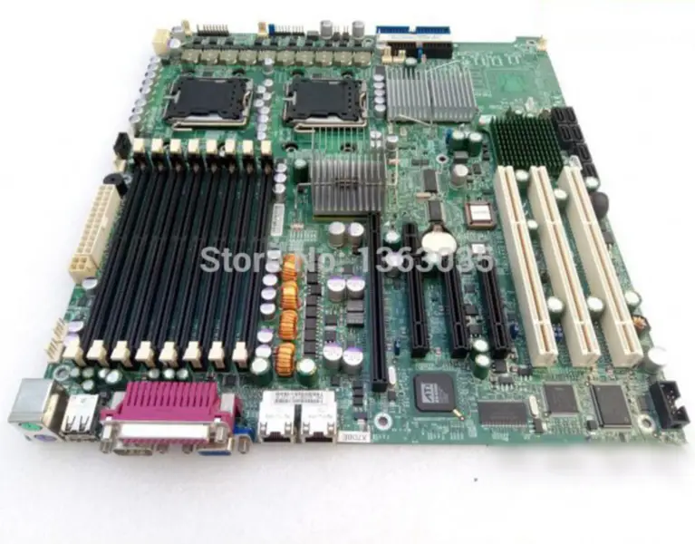 Supermicro X7DBE-X Placa-mãe para servidor com chipset 5000P LGA771 6*PCI-X