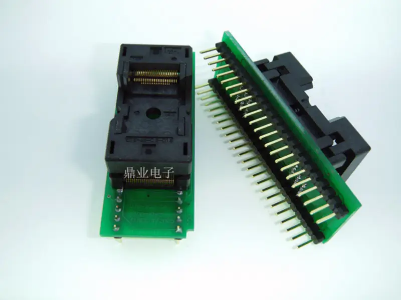 QFN48/DIP48 MLF48 QFN48 0.5mm IC Burn-in Socket Assento de programação