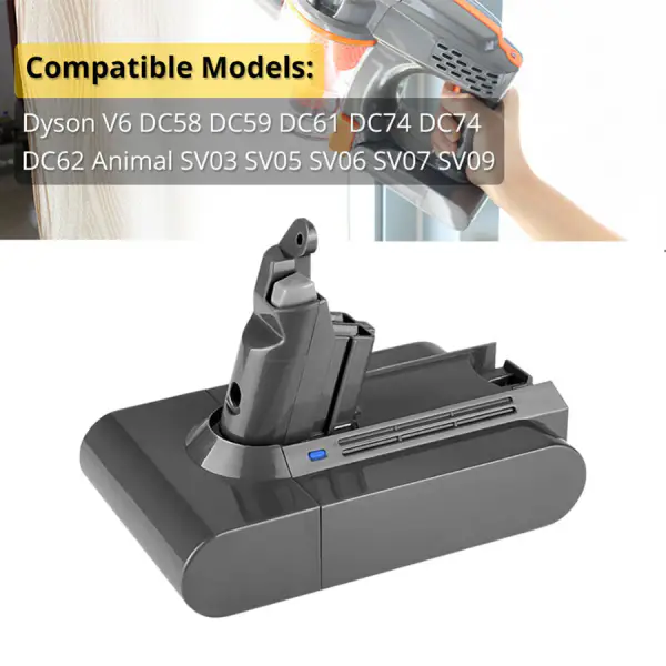 Bateria Dyson V6 DC62 DC58 DC59 SV09 SV07 SV03
