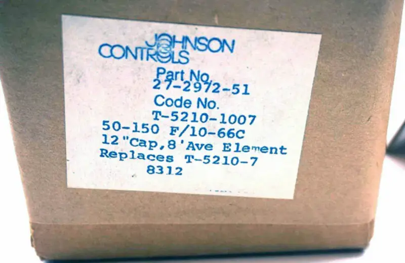 CONTROLOS JOHNSON T-5210-1007