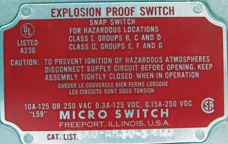 MICRO-INTERRUPTOR EXD-AR30-3