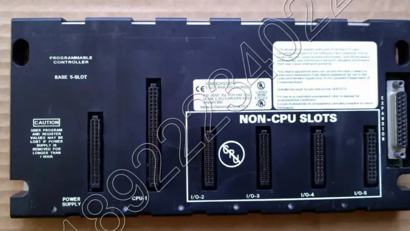 GE Fanuc IC693CHS397K 5 ranhuras