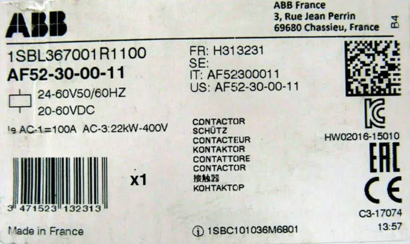 ABB AF52-30-00-11 Módulo PLC