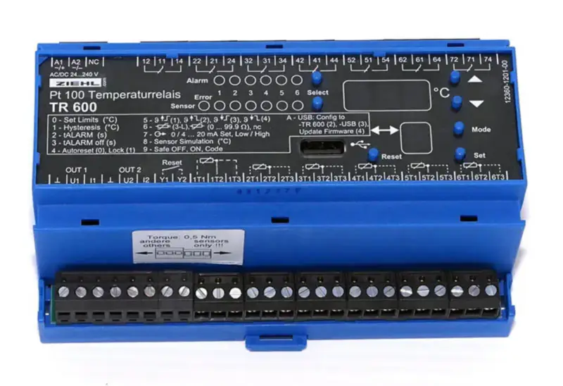 Controlador de temperatura Ziehl TR600
