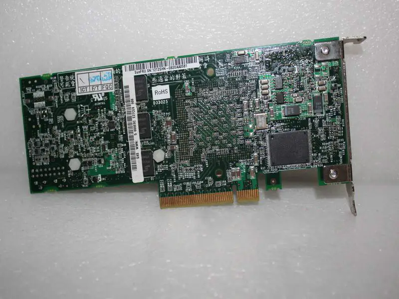 SUN 375-3536 Placa de matriz RAID SAS PCI-E com bateria