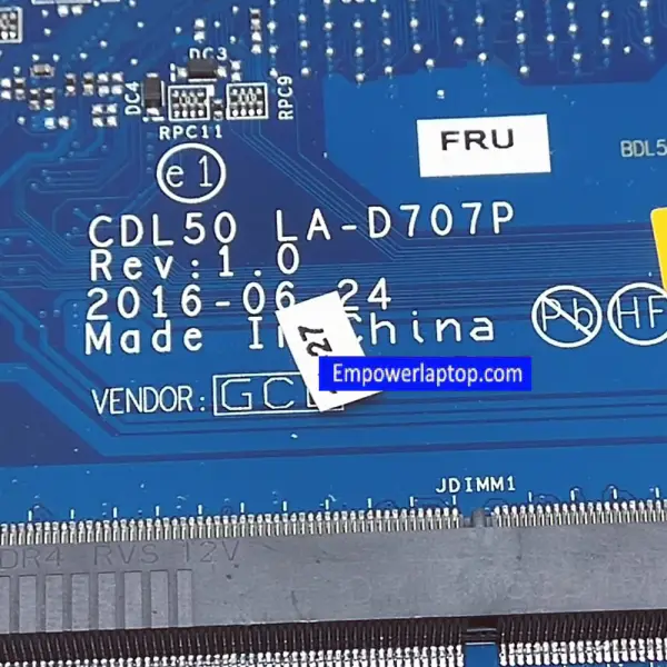 HP 17-G 829278-001 829278-601 DAX1BDMB6F0 I5-6200 CPU Placa-mãe para computador portátil