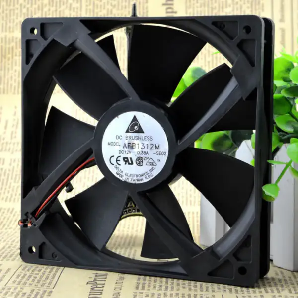 Ventilador Delta 13525 AFB1312M 12V 0,38A 2P