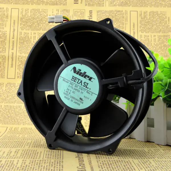NIDEC D17L-24PS3 01 Ventilador de 24V 1,40A BKV301216/77