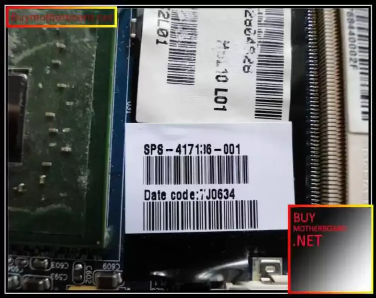 Placa-mãe HP DV8000 417136-001