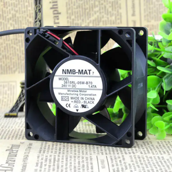 Minebea 615RL-05W-B70-E00 Ventoinha NMB DC 24VDC 92X38.4MM 7200RPM