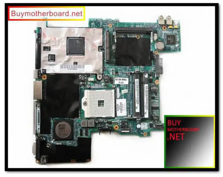 Placa-mãe HP 431092-001 para computador portátil ZE2000