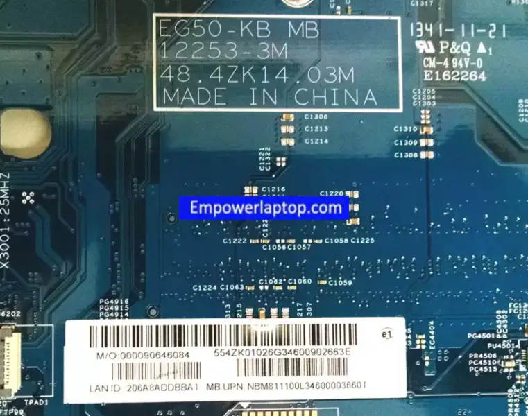 Placa-mãe Acer Aspire E1-522 48.4ZK14.03M