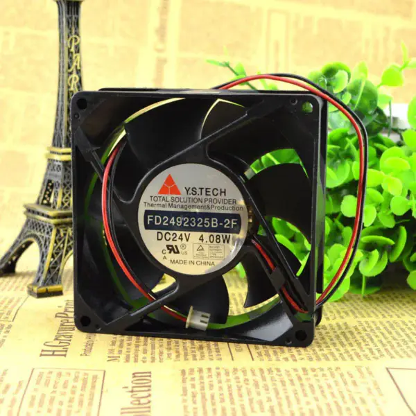 YSTECH 9232 Ventoinha de 9,2 cm FD2492325B-2F Ventoinha