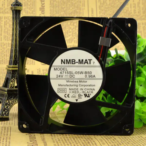 Ventilador NMB 4715SL-05W-B50 24V 0,96A Ventilador de 12CM2 fios