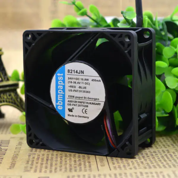 ventoinha ebmpapst 8214JN 24V 10.8W 8038