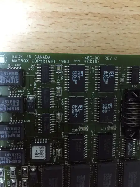 MATROX 483-00 REV:C Placa-mãe