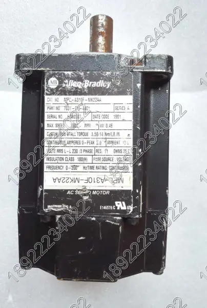 ALLEN-BRADLEY Motor MPL-A310F-MK22AA