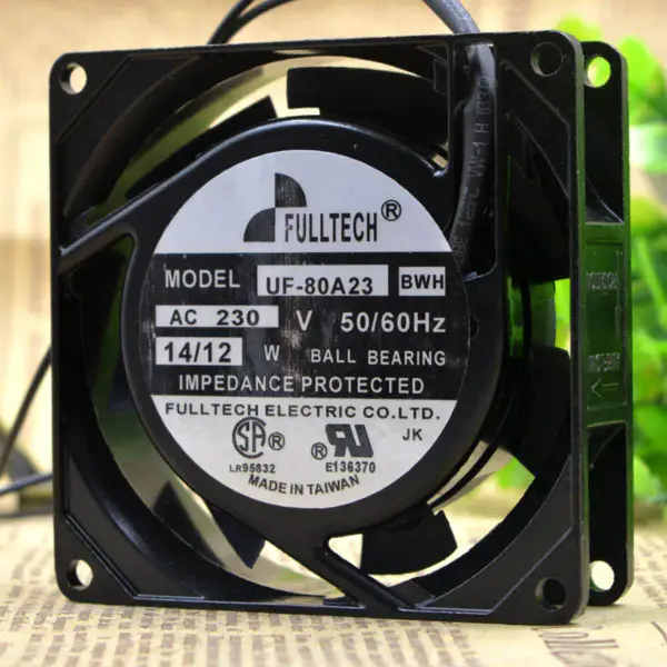 FULLTECH UF-80A23BWH AC230V 8CM 8038 ventilador
