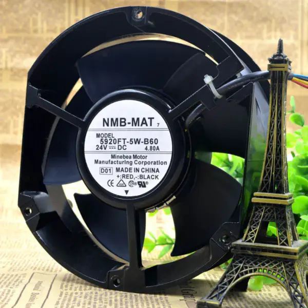 NMB-MAT 5920FT-D5W-B60 Ventoinha de 24V 4,80A