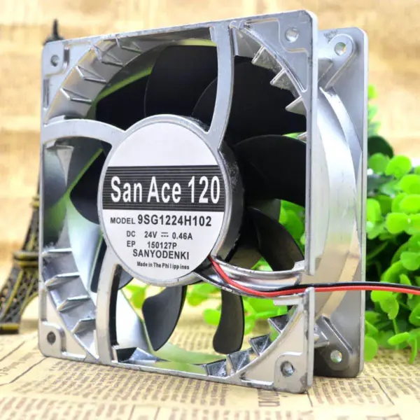 Ventilador Sanyo 12038 12CM 9SG1224H102 24V 0.46A