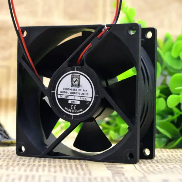Ventiladores ORION 8CM 8032 24V 0.15A OD8032-24HB Ventilador de 2 fios