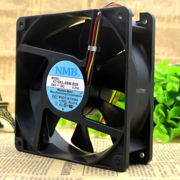 NMB 12038 24V 0,21A 4715KL-05W-B29 Ventilador de 12CM