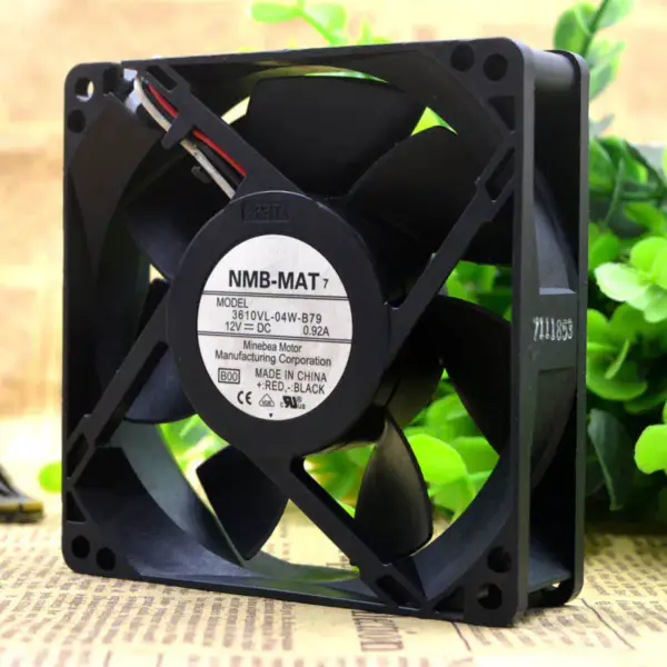 Ventilador NMB 3610VL-04W-B79 12V 0.92A 9025 9CM