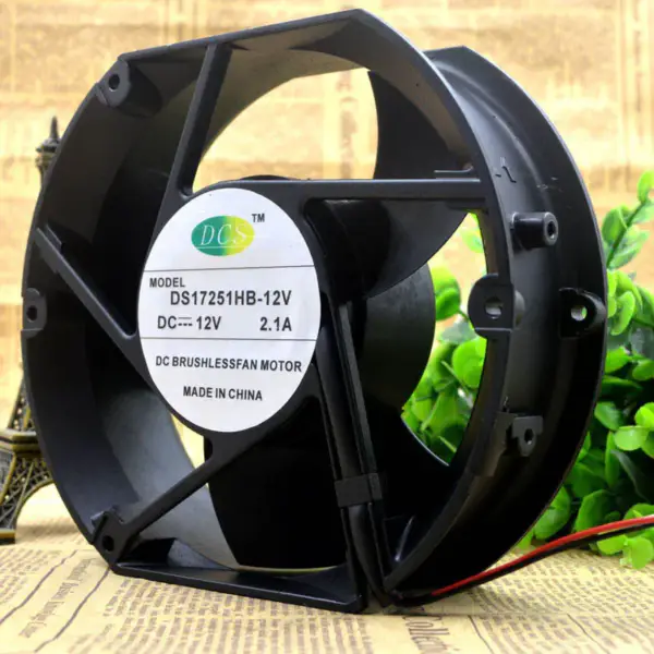 Ventilador DCS 17CM DS17251HB-12 DC 12V 2.1A 172*172*51MM