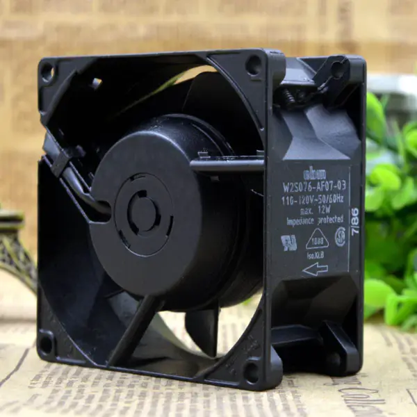 EBM W2S076-AF07-03 8CM 8038 110V 12W ventilador