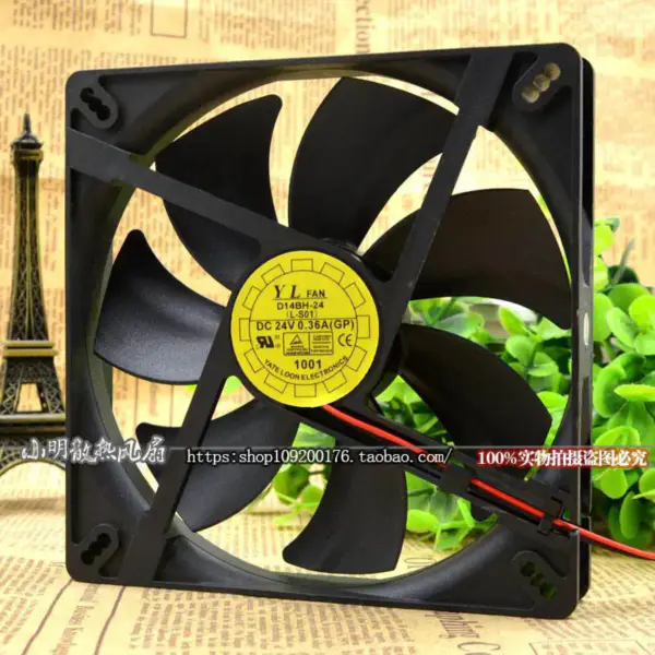 YATE LOON Y.L.FAN D14BH-24 14025 Ventilador de 14cm 24v 0.36a