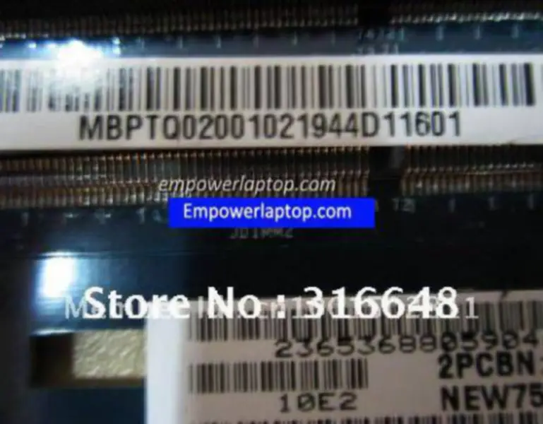 Acer 5551 MBPTQ02001 LA-5912P 75 Placa-mãe