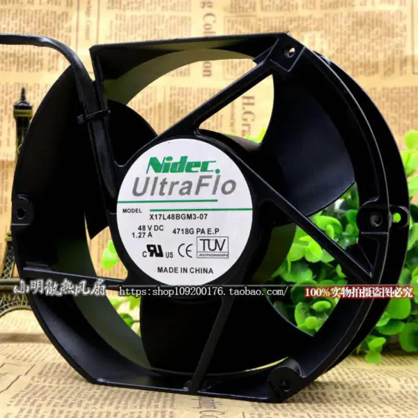 NIDEC X17L48BGM3-07 Ventilador 48V 1.27A 172*150*51