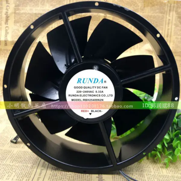 Ventilador RUNDA 220v 0.33A 25489 RBH25489N2N