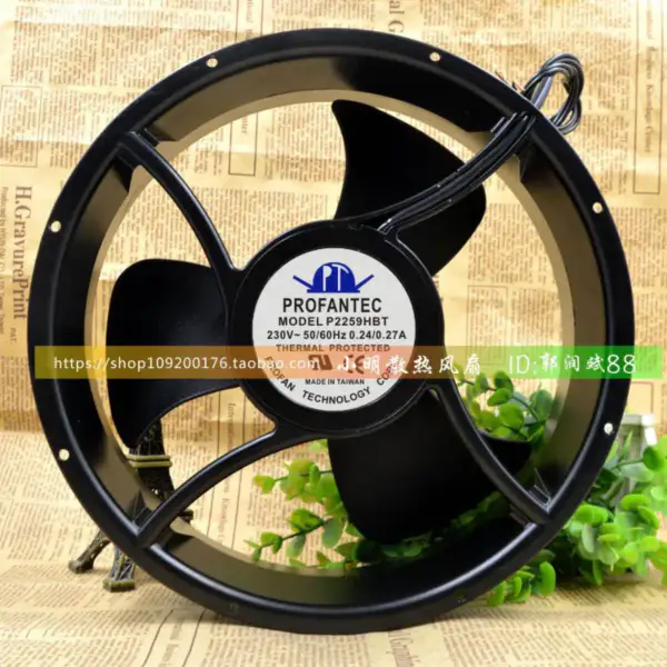 PROFANTEC P2259HBL 25489 254*89MM Ventilador 230V