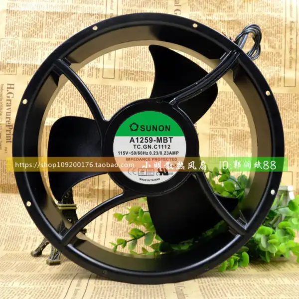 SUNON A1259-MBT TC.GN 25489 25,4CM 115V 0,23A ventilador