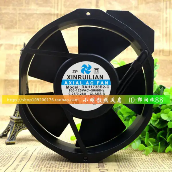 XINRUILIAN RAH1738B2-C AC100V 0.26A 17238 Ventilador de 17CM