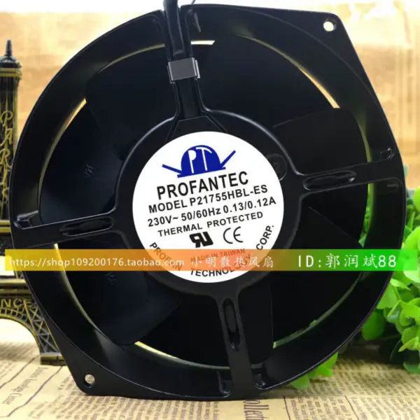 PROFANTEC P21755HBL-ES Ventilador da UPS AC230V17055